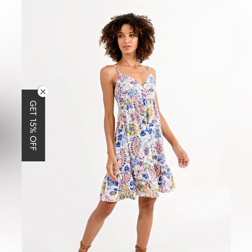 Molly Bracken Mini Floral‎ Print Dress Size XS